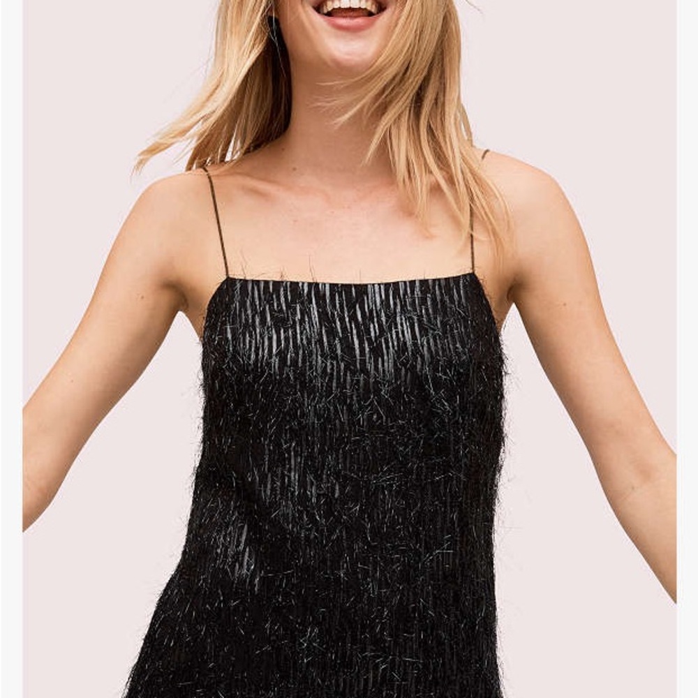 Kate Spade Fringe-trimmed Sheath Dress